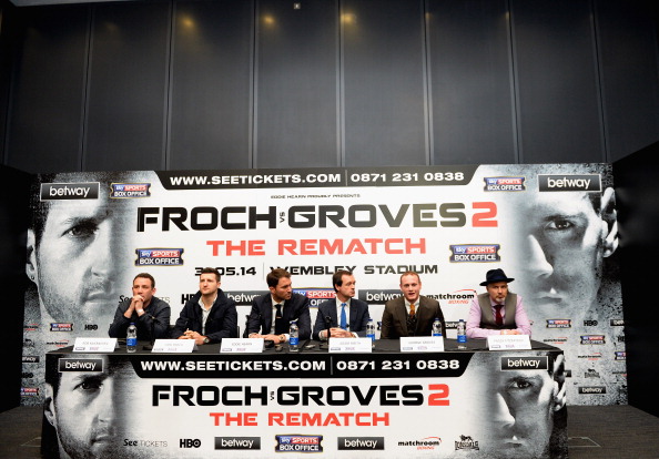 Carl Froch v George Groves - Wembley Press Conference Laurence Griffiths