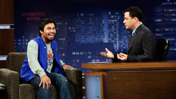 Pacquiao-Kimmel Randy Holmes ABC/Getty Images