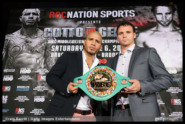 Cotto vs. Geale Craig Barritt Getty Images