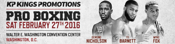 Kings Boxing February 27 Boxing Banner