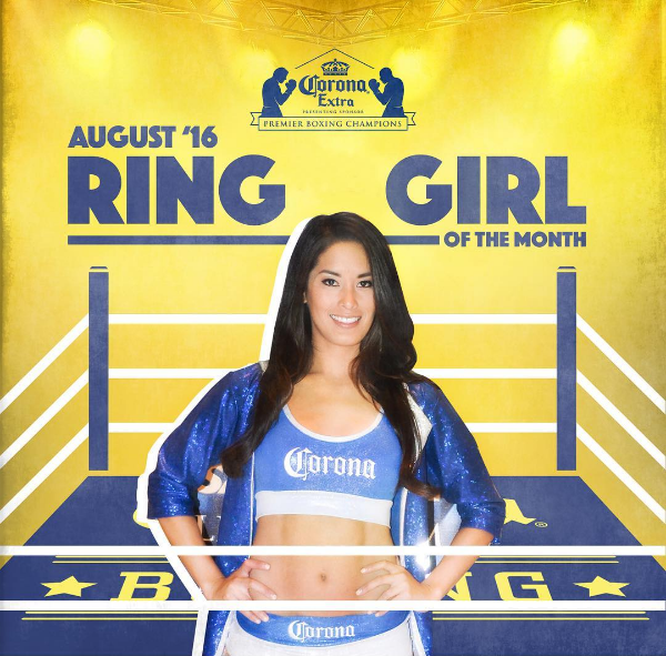 Corona Boxing Ring Girl