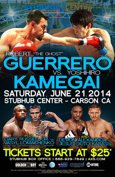 Guerrero Lomachenko, Russell Fight Poster