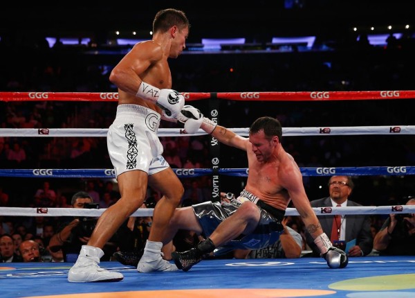 Golovkin Geale - Mike Stobe Getty Images