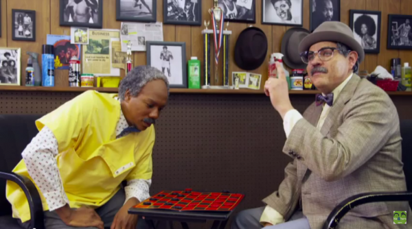 Espn2 S His Hers Spoof Coming To America Barbershop Scene With