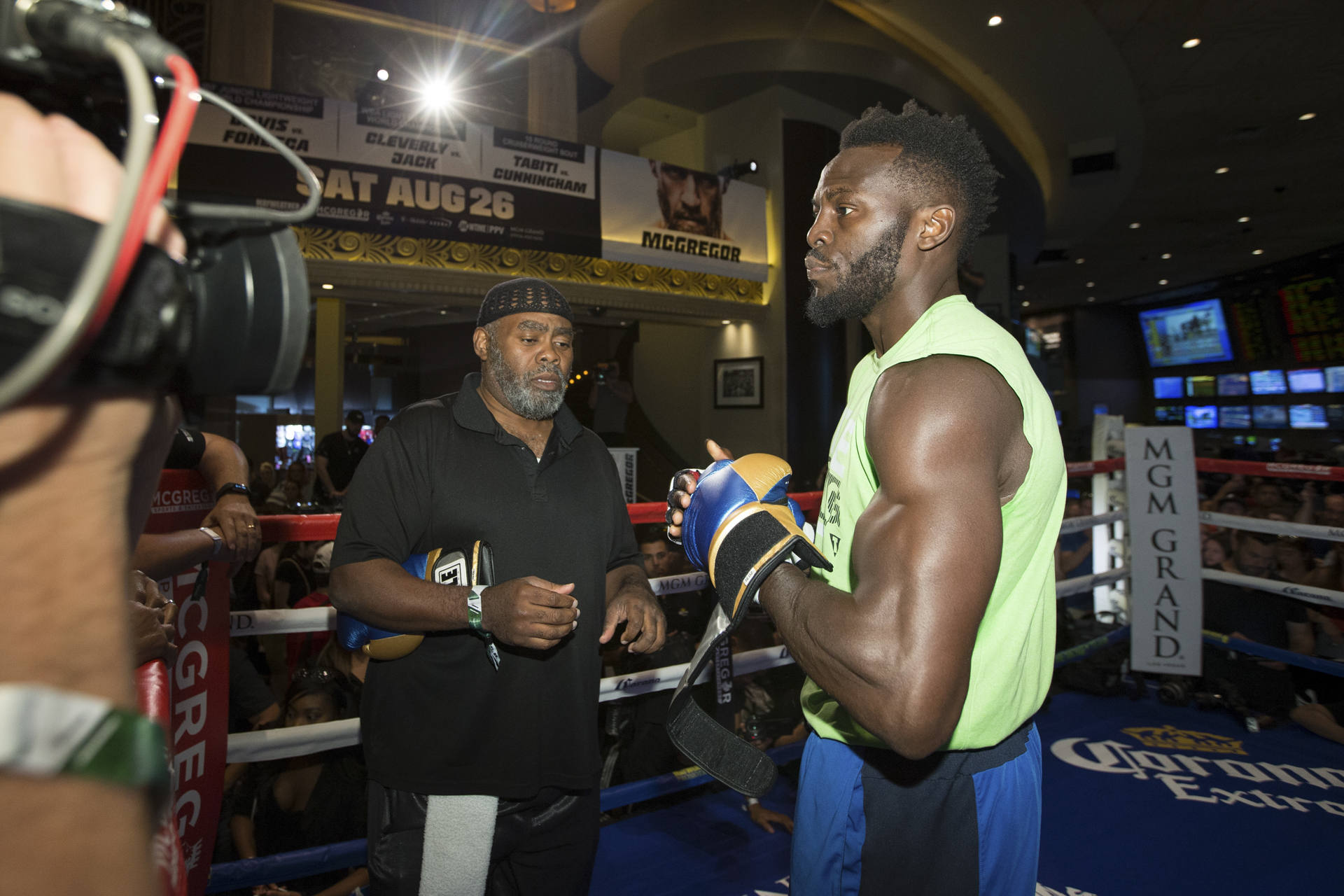 Floyd Mayweather vs. Conor McGregor Undercard Media Workout Quotes & Photos | Round By ...