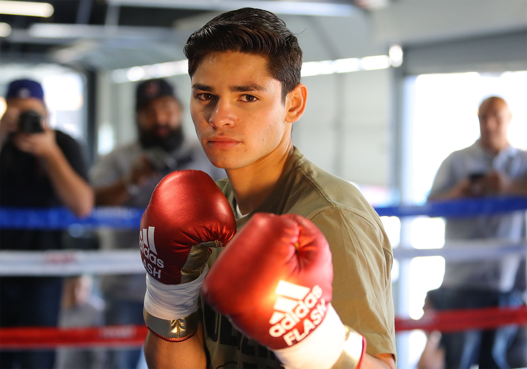 Ryan Garcia and Azat Hovhannisyan LA Media Workout Quotes, Video & Photos | Round By ...