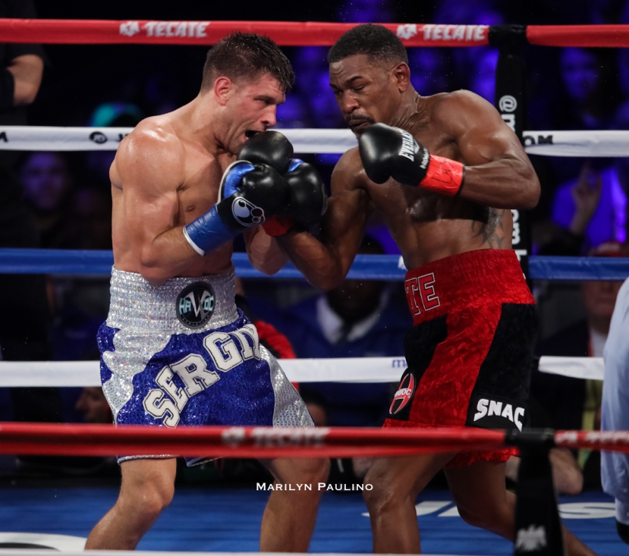 According to Hans Themistode, Daniel Jacobs is the much bigger man and the better boxer. He should stand his ground and not use as much movement. Outbox Canelo in the center of the ring.