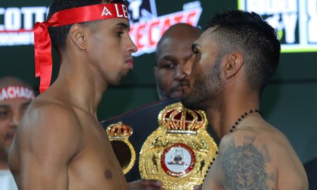The highly-anticipated rematch between Andrew Cancio and Alberto Machado will take place on June 21, 2019 from the Fantasy Springs Resort Casino and stream live on DAZN.