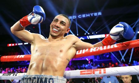 Fellow Top Rank fighter Teofimo Lopez joined Vasiliy Lomachenko in the ring after the fight to hype up a matchup between the two. But, Lomachenko does not seem interested. "Teofimo Lopez is nothing in boxing right now," said Lomachenko.
