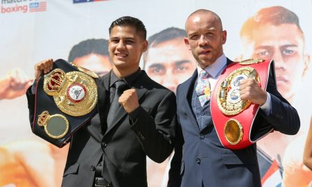 Roman and Doheny clash on a blockbuster night of action topped as Srisaket Sor Rungvisai (47-4-1 41 KOs) puts his WBC and Ring Magazine Super-Flyweight titles on the line in a rematch with Juan Francisco Estrada (38-3 26 KOs).