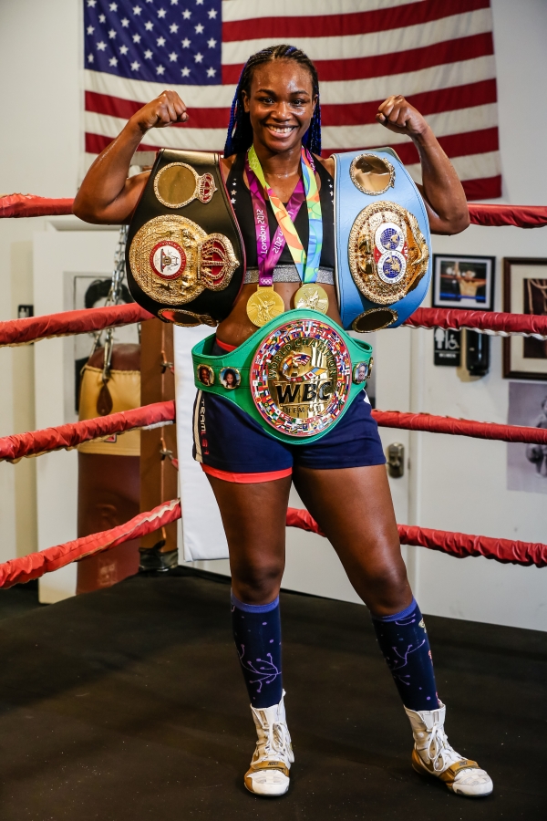 Undefeated unified Middleweight champion Claressa Shields recently at a med...
