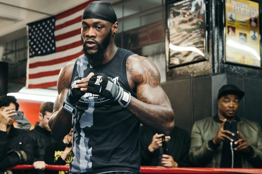 Deontay Wilder Media Workout