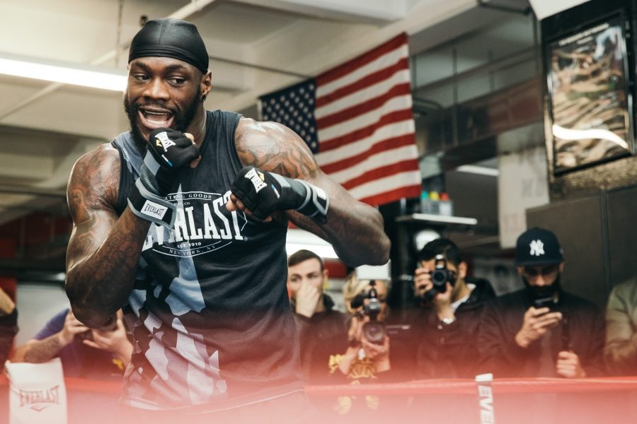 Deontay Wilder Media Workout