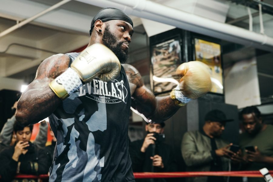 Deontay Wilder Media Workout