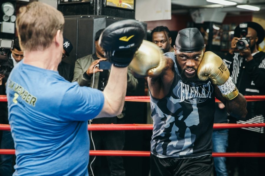 Deontay Wilder Media Workout