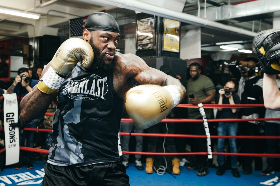 Deontay Wilder Media Workout