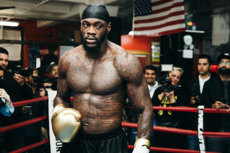 Deontay Wilder Media Workout