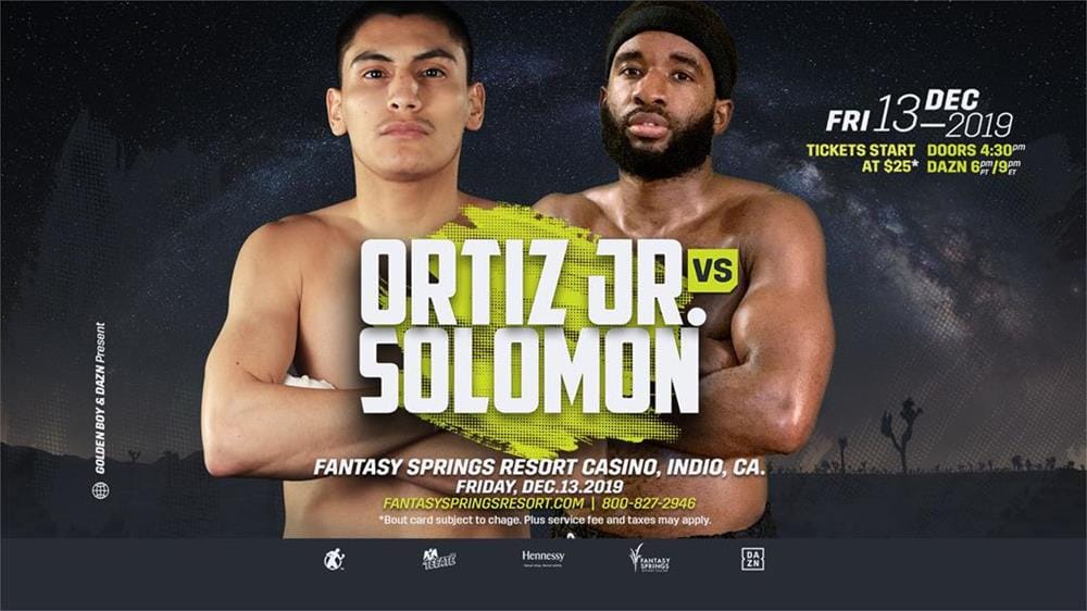 Vergil Ortiz vs. Brad Solomon
