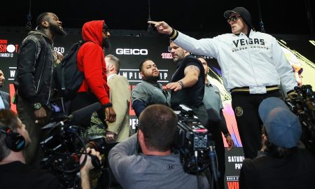 Wilder and Fury Push and Shove at Final Press Conference