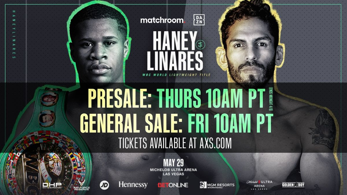 Haney Vs Linares Ticket Information Round By Round Boxing