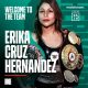 Featherweight champion Erika Cruz Hernandez