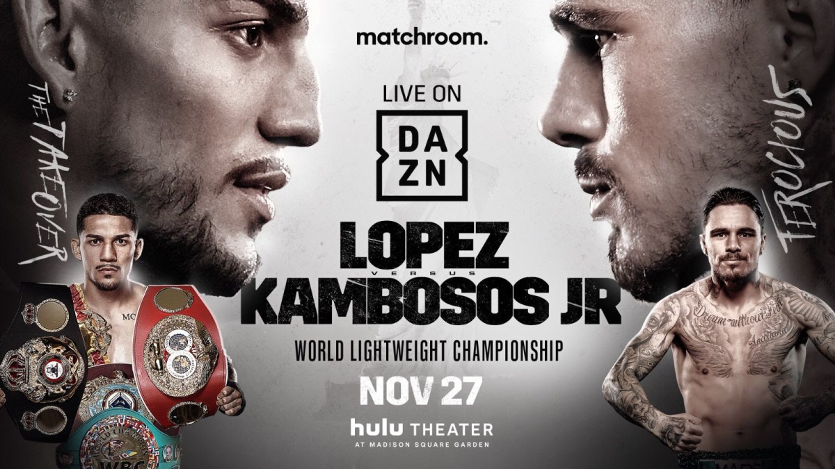 Lopez vs. Kambosos on DAZN