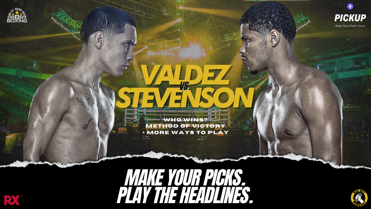 VALDEZ-STEVENSON FIGHT PROGRAM WITH CARDS APRIL 30, 2022