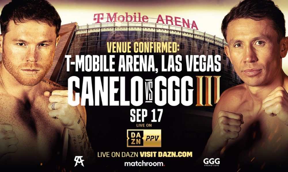 Undisputed Super Middleweight World Champion Saul ‘Canelo’ Alvarez and ​Unified Middleweight Champion Gennadiy ‘GGG’ Golovkin will clash in a blockbuster trilogy fight at T-Mobile Arena in Las Vegas Saturday, Sept. 17.