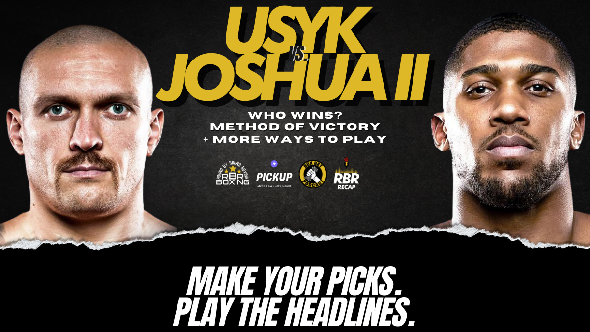 Usyk vs. Joshua 2 PickUp Props and Betting Odds