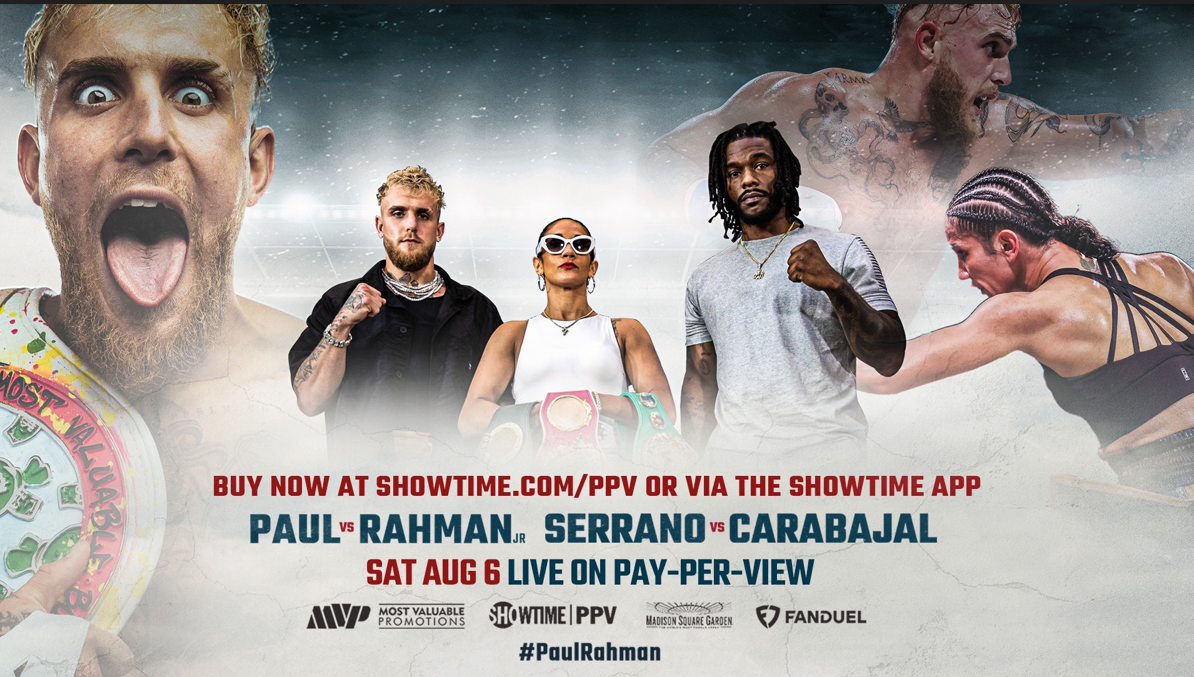 SHOWTIME has announced the global distribution partners, pay-per-view price and telecast team for the Jake Paul vs. Hasim Rahman Jr. event.